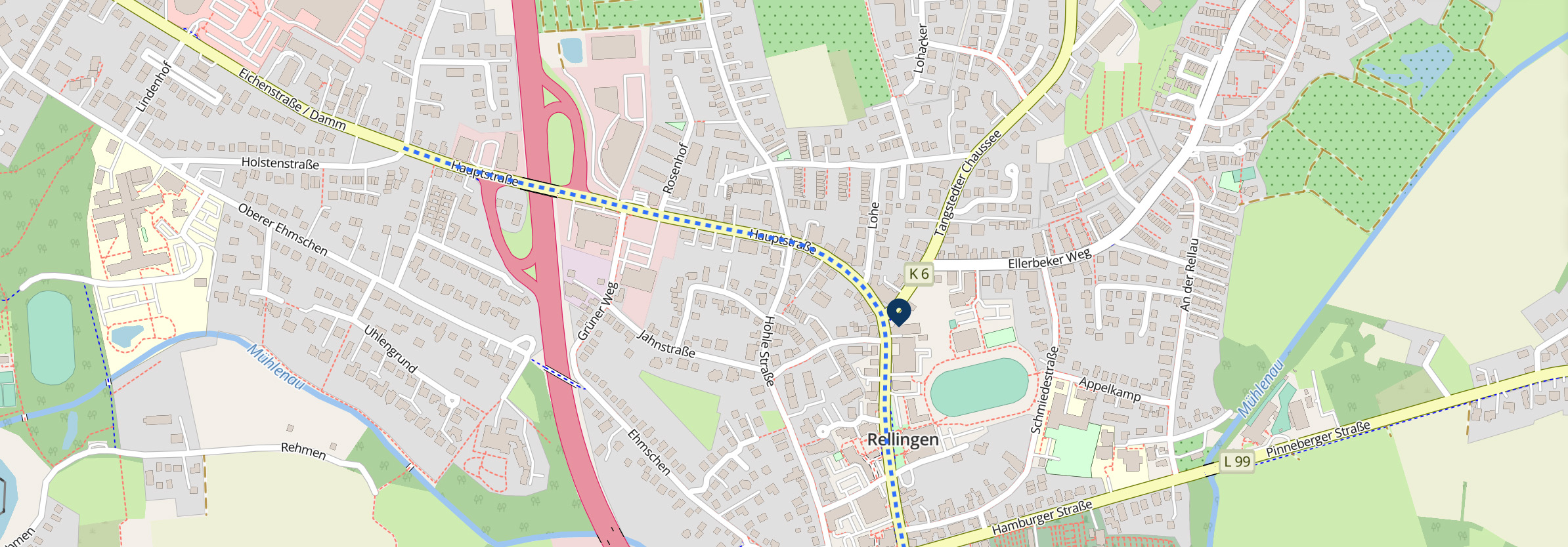 Standort Kanzlei Rellingen - OpenStreetMap